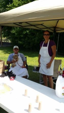 Cooks at picnic