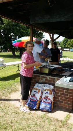 Cooks at picnic